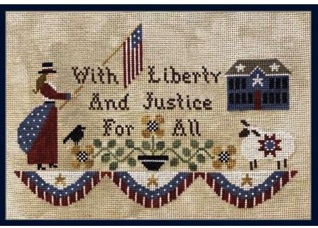 Plum Pudding Needleart – Americana Sampler