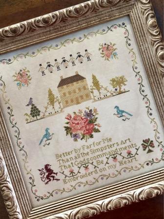 Violets & Verses – Embroidered on my Heart