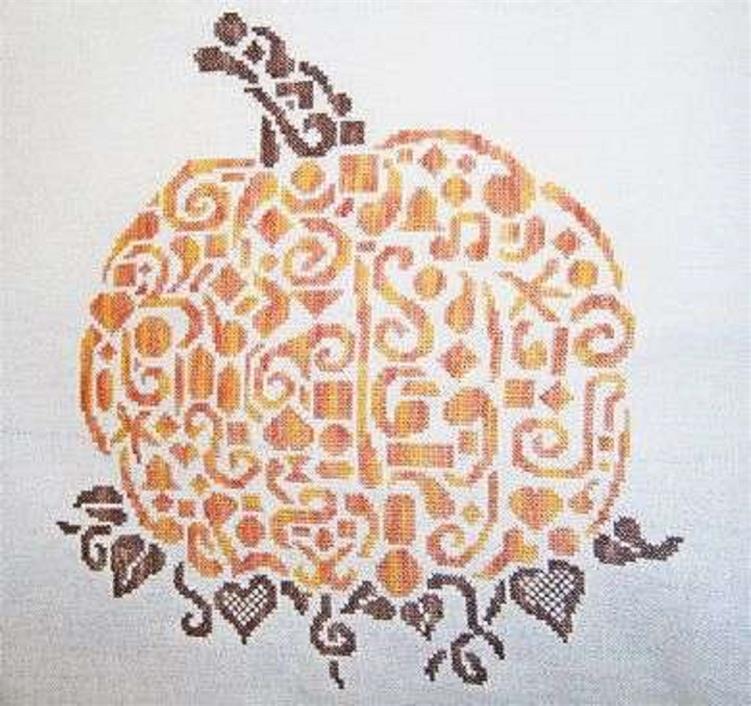 White Willow Stitching – Tribal Pumpkin