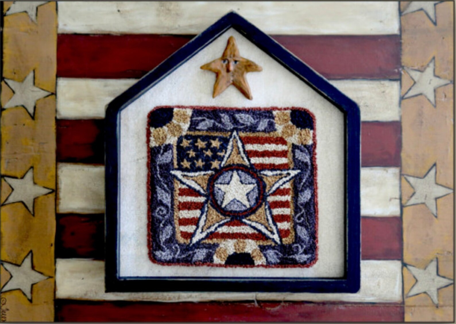 Teresa Kogut Punchneedle – My Country, My Home