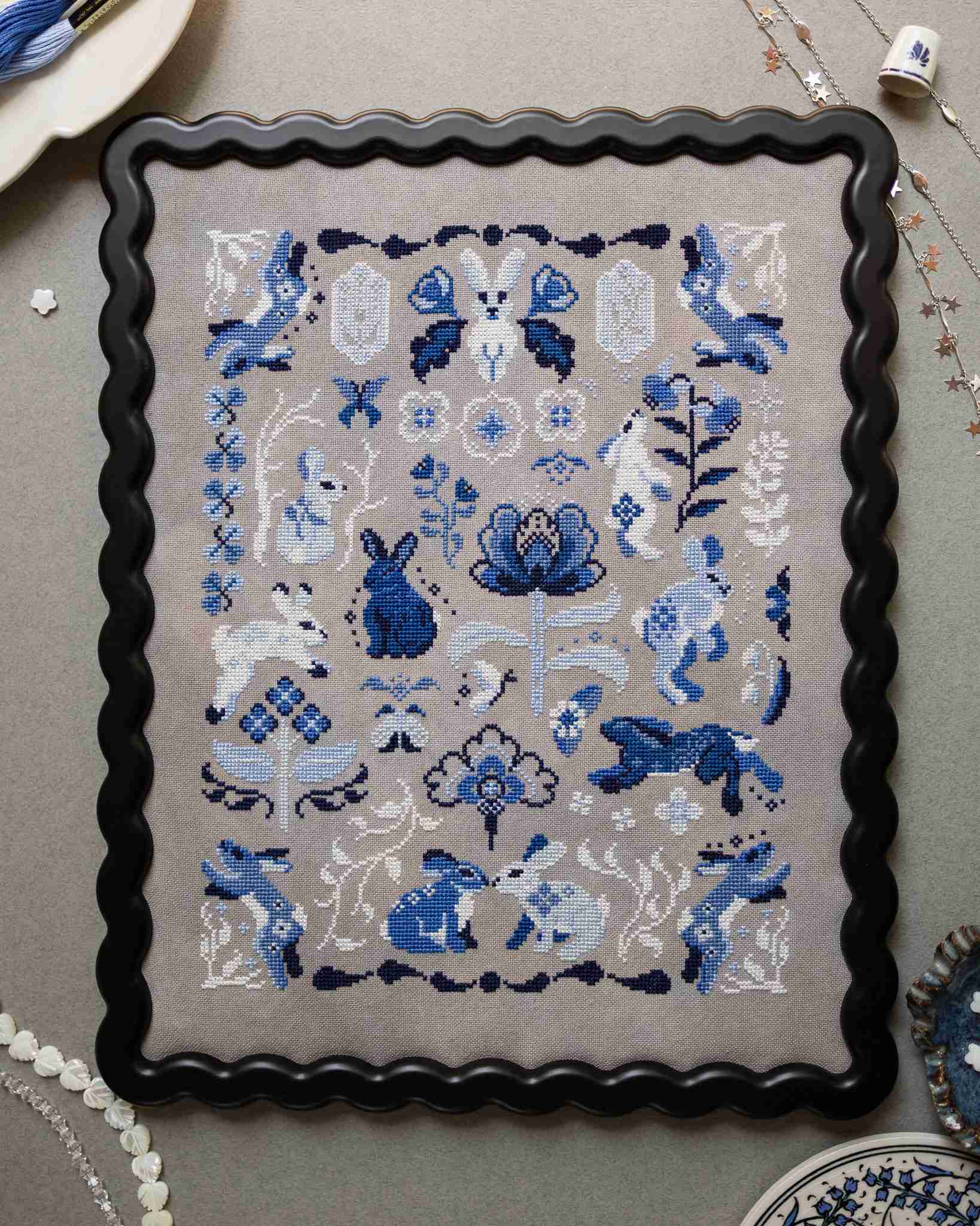 Sprouting Lupine – Delft Bunnies